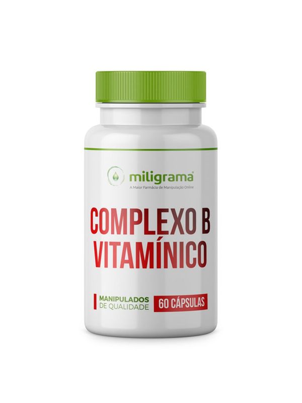 Complexo B Vitamínico 60 Cápsulas Gastrorresistentes Miligrama