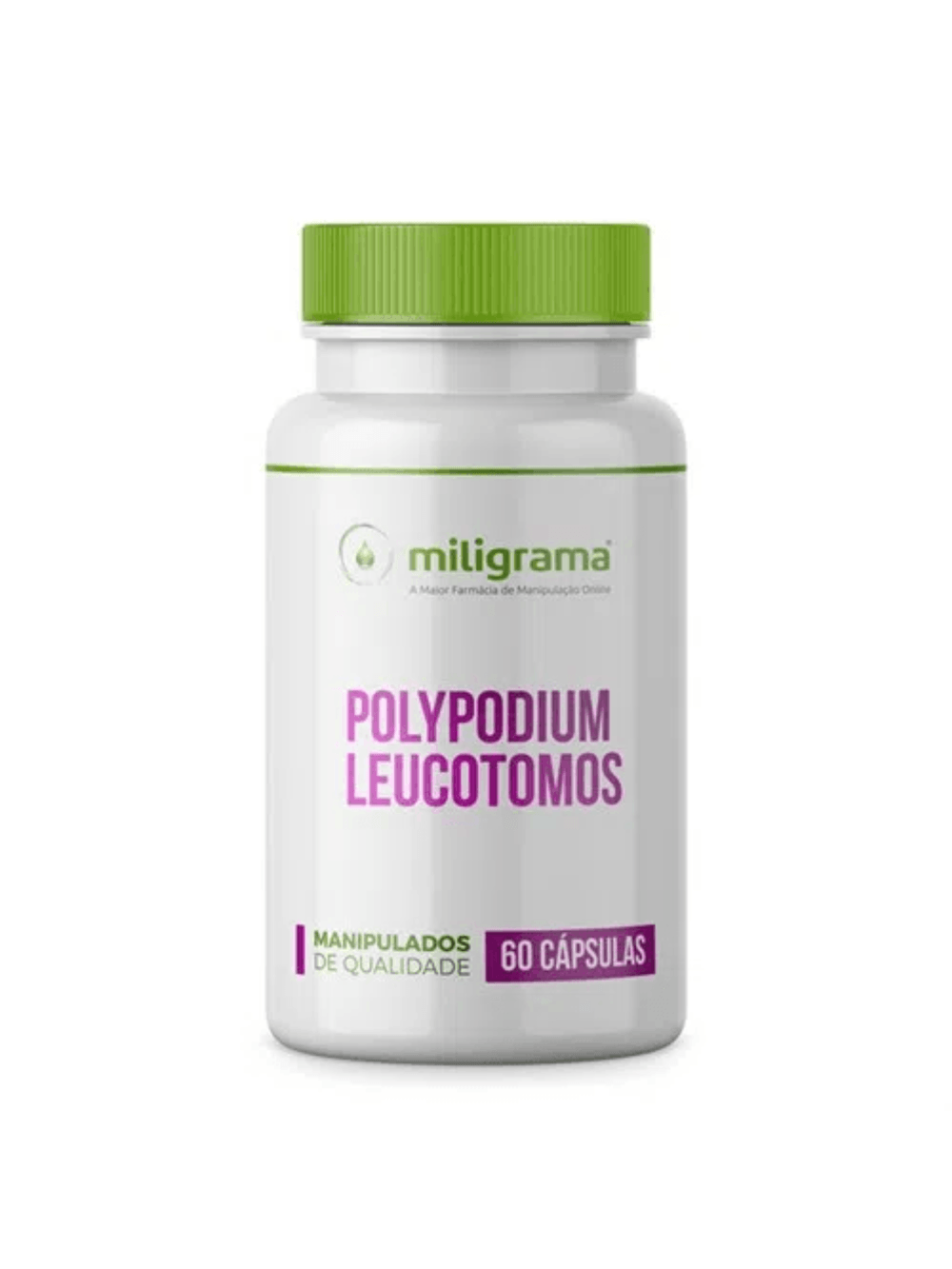 Antioxidante Polypodium Leucotomos 250mg Fotoprotetor Oral 60 Cápsulas Miligrama