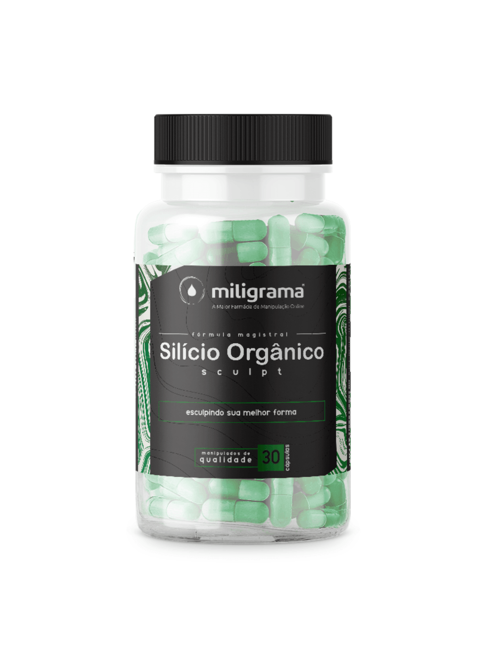 Silicio Orgânico Sculpt 30 Doses - Silicio Orgânico Sculpt 30 Doses Sem Sabor/Aroma 30 Cápsulas