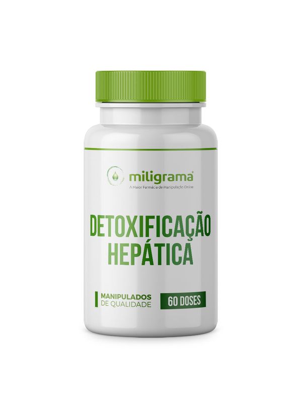 Suplemento Detox Hepático Silimarina e Alcachofra 60 Doses Miligrama