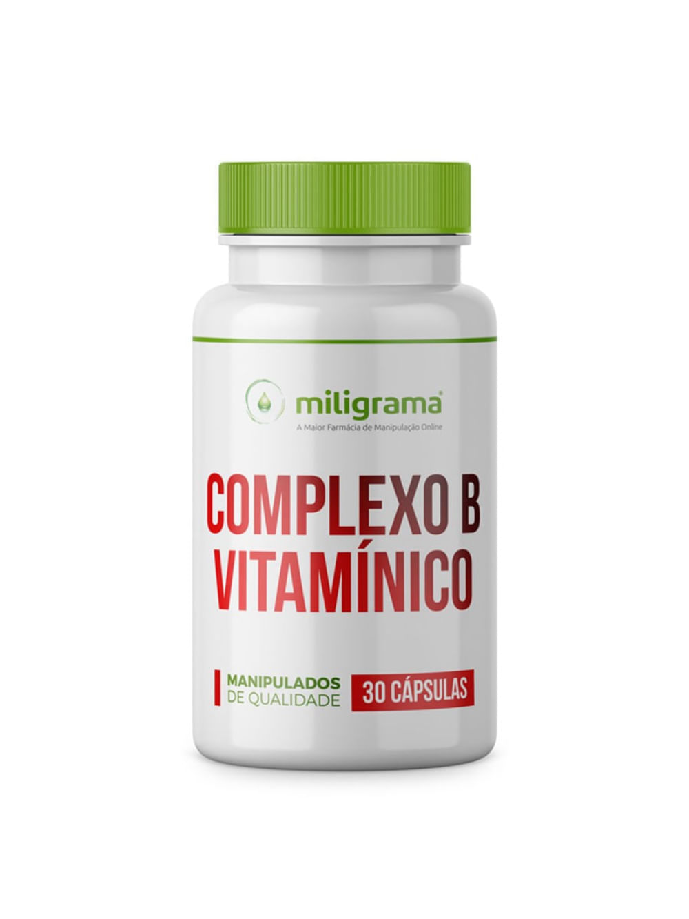 Complexo B Vitamínico 30 Cápsulas - Miligrama