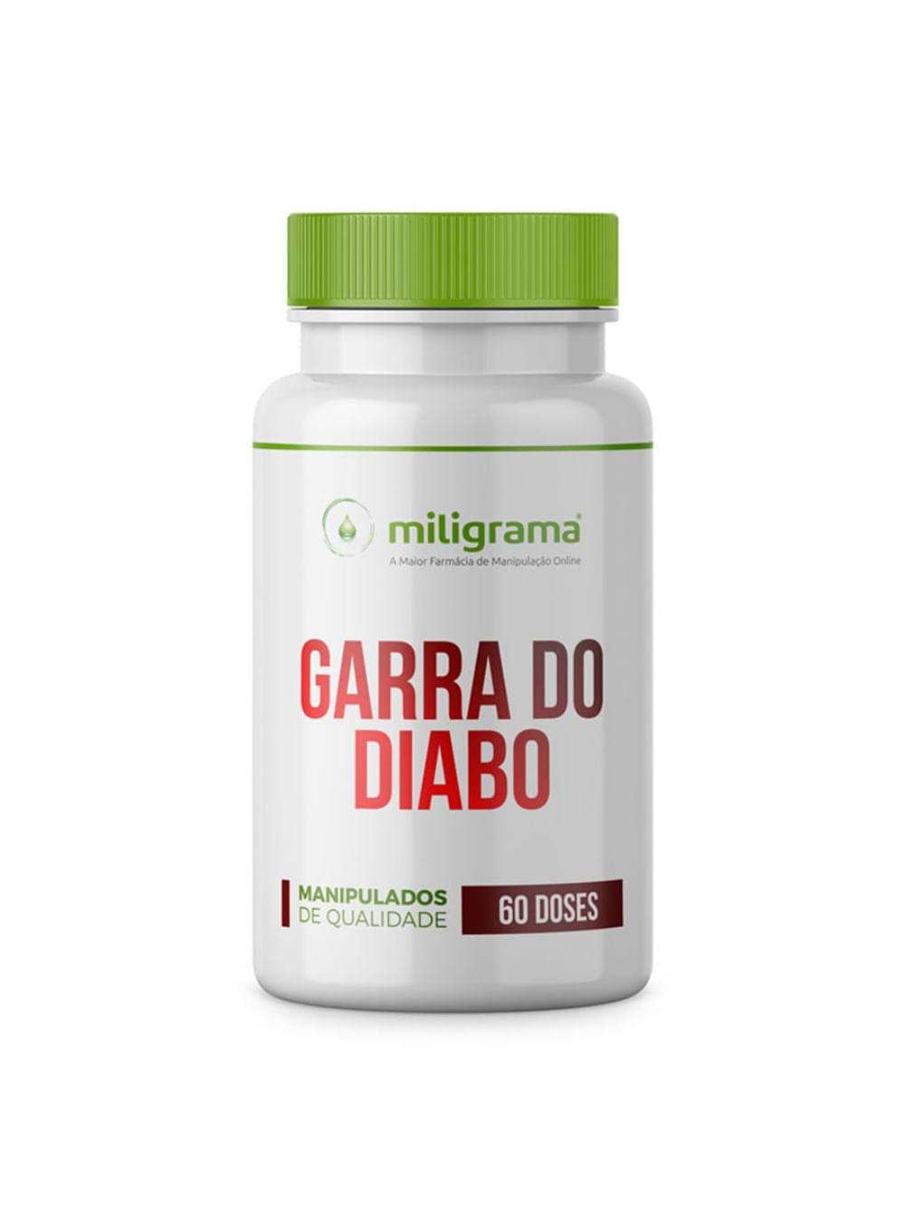 Garra Do Diabo 500Mg 60 Cápsulas - Miligrama