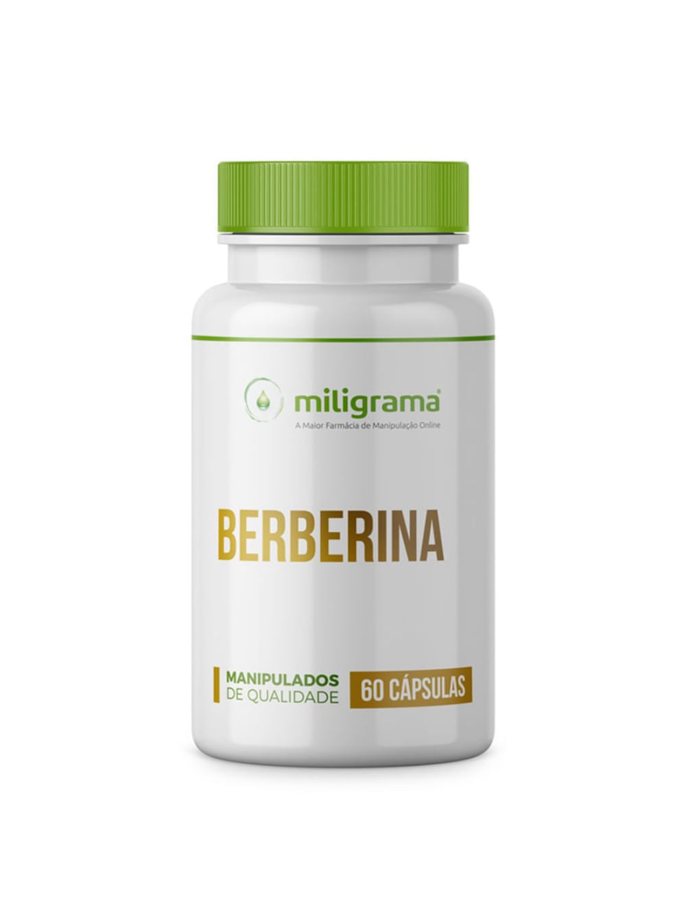 Berberina 500Mg 60 Cápsulas - Miligrama