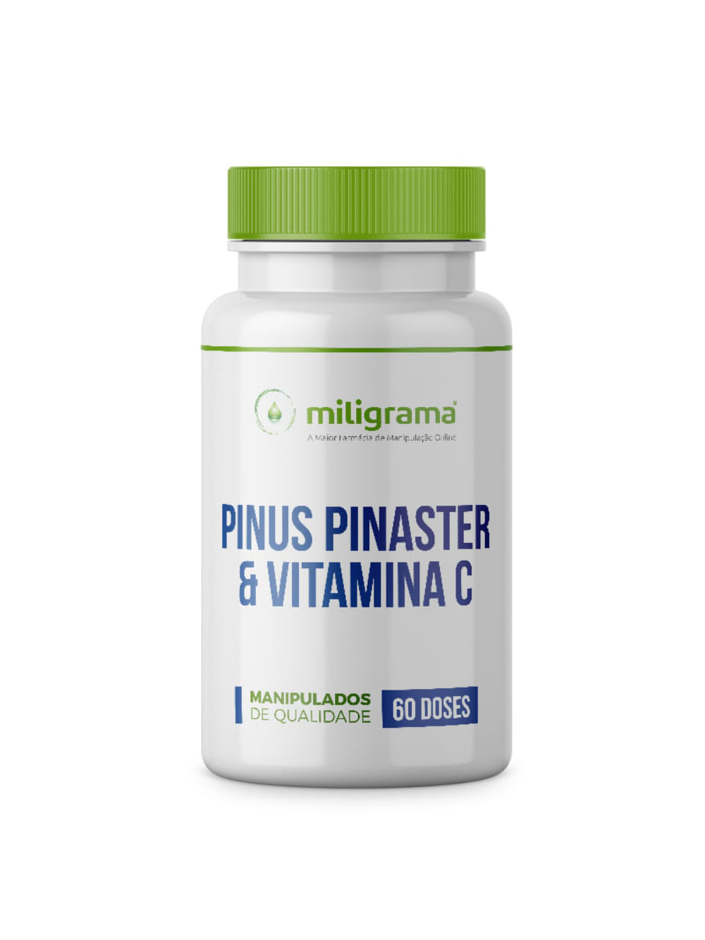 Picnogenol 75mg + Vitamina C 500mg 60 Cápsulas - Miligrama