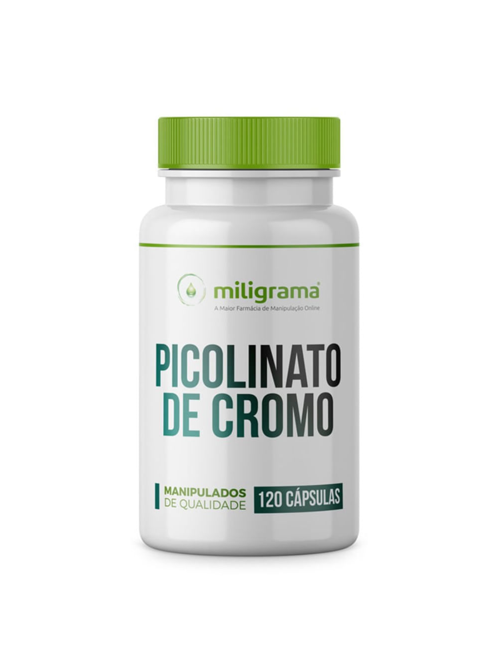 Picolinato De Cromo 200Mcg 120 Cápsulas - Miligrama