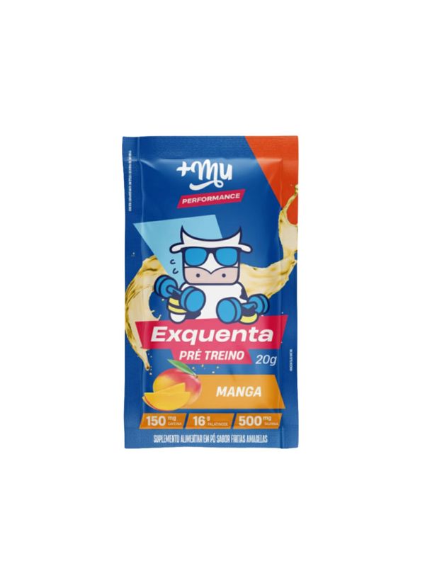Pré Treino Exquenta Manga Sachê 20g Mais Mu