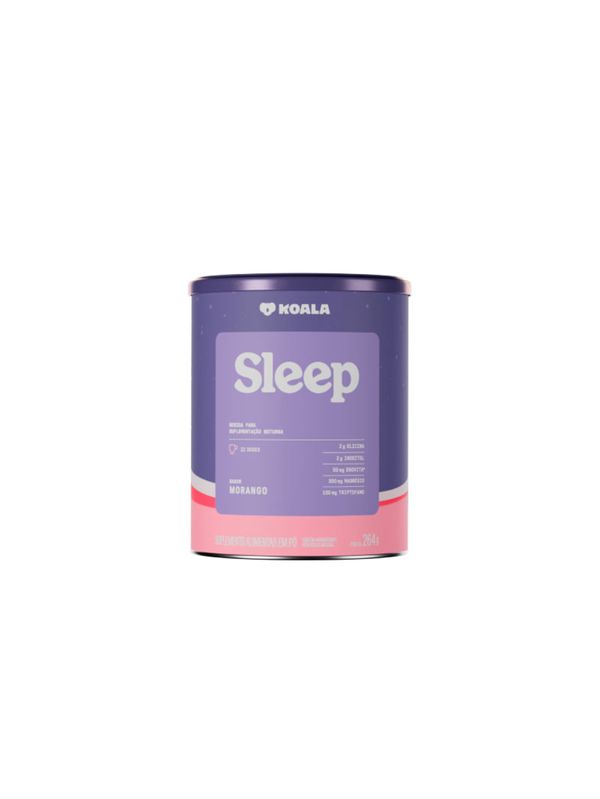 Suplemento Sleep Morango 264g Zero Açúcar Koala