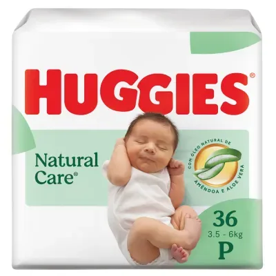 Fralda Huggies Premium Natural Care 36 Un P