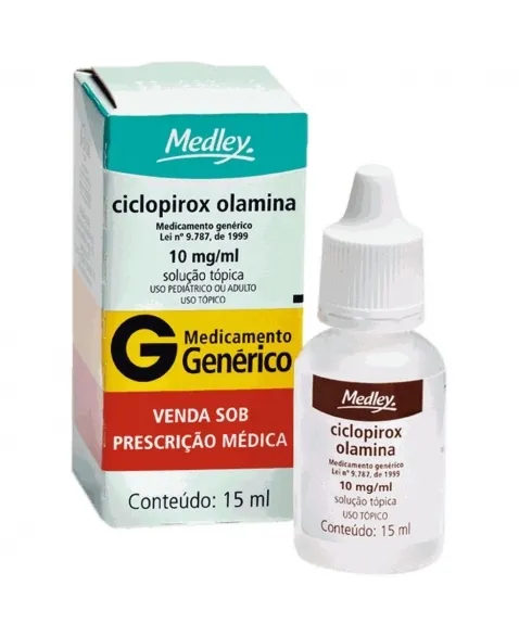Ciclopirox Olamina 10Mg Solução Tópica 15Ml - Medley
