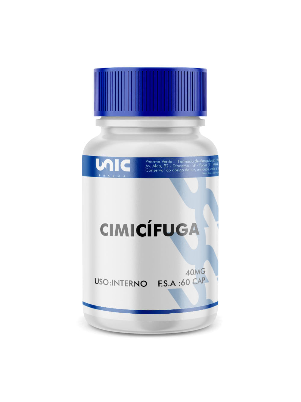 Cimicífuga Racemosa Black Cohosh 40Mg - 60 Cápsulas - Cimicífuga Racemosa Black Cohosh 40Mg - 60 Cápsulas 60 Cápsulas