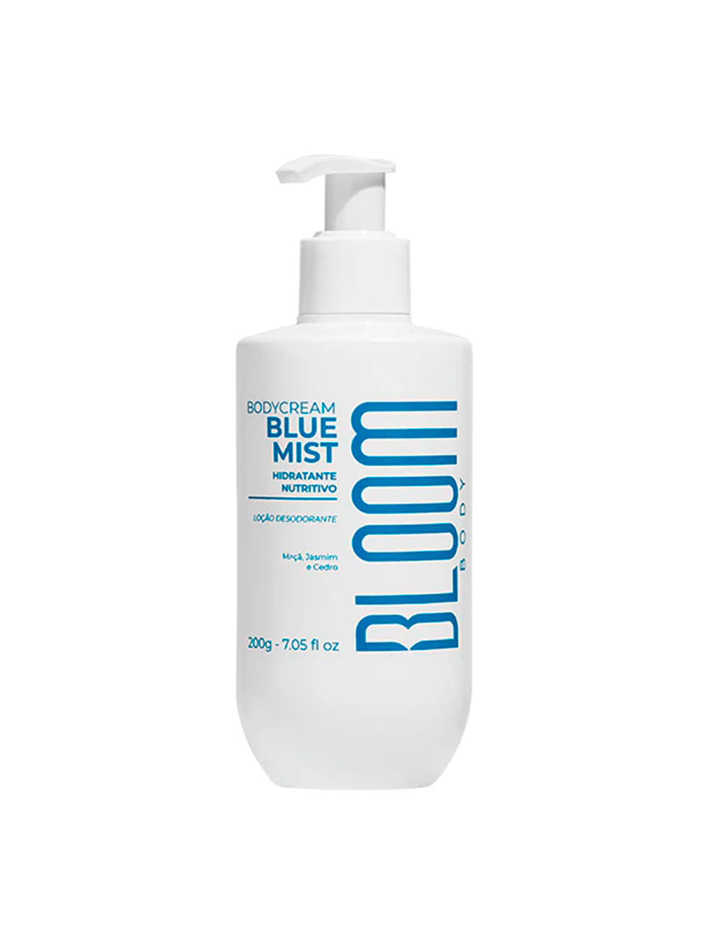 Creme Desodorante Hidratante Corporal Blue Mist 200g Bloom Body