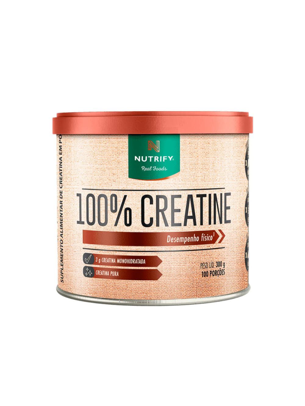 100% Creatine Neutro Nutrify 300g