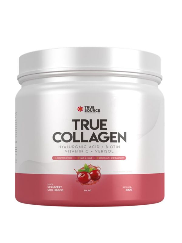 Collagen Cranberry com Hibisco True Source 420g