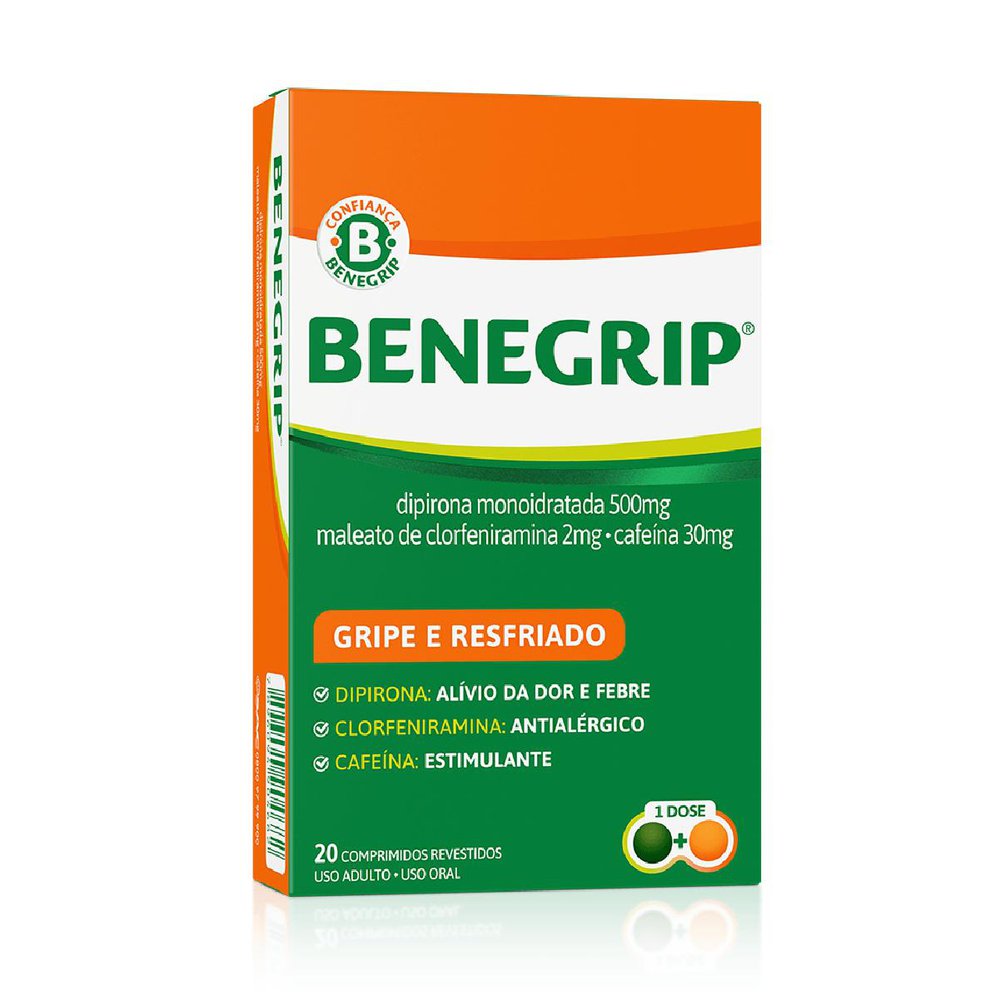 Antigripal Benegrip 20 Comprimidos Revestidos