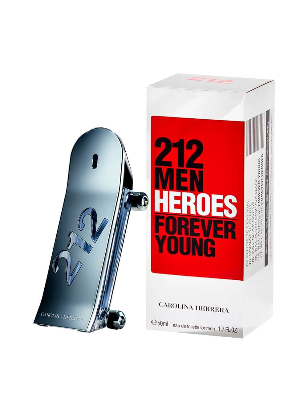 212 Heroes Carolina Herrera Eau De Toilette Masculino 50 ml