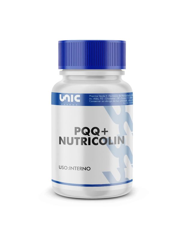 Pqq + nutricolin com selo de autenticidade 60 Cápsulas 60 Cápsulas 60 Cápsulas