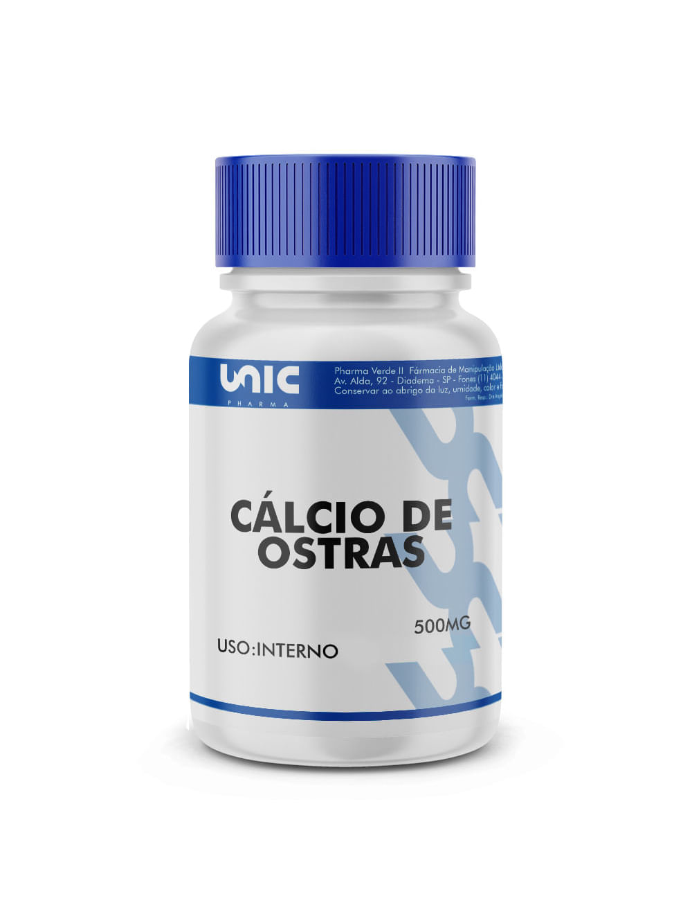 Cálcio De Ostras 500Mg 120 Cápsulas — 120 Cápsulas 120 Cápsulas