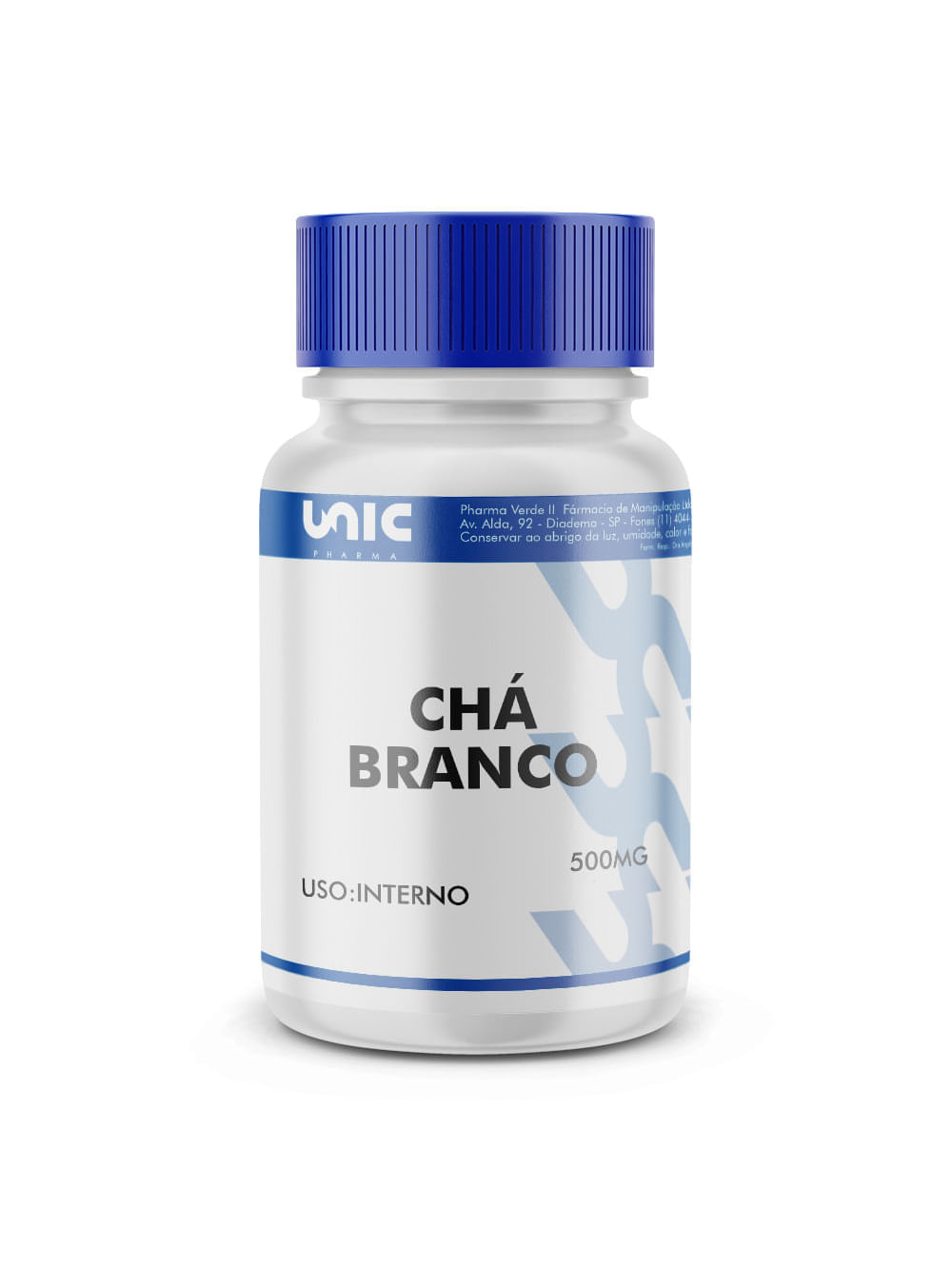 Chá Branco 500Mg 60 Cápsulas — 60 Cápsulas 60 Cápsulas