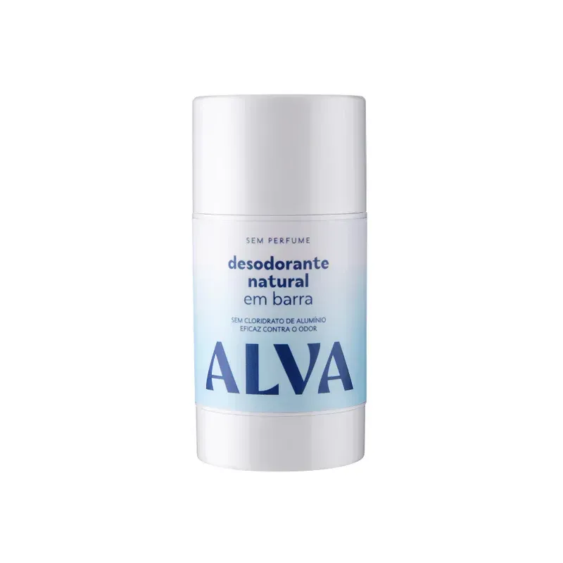 Desodorante Natural em Barra Vegano sem Perfume 55g Alva