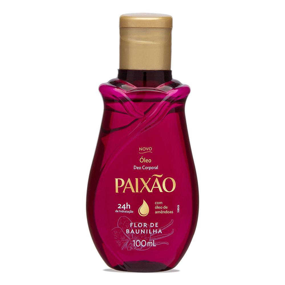 Óleo Corporal Desodorante Paixão Flor de Baunilha 100ml