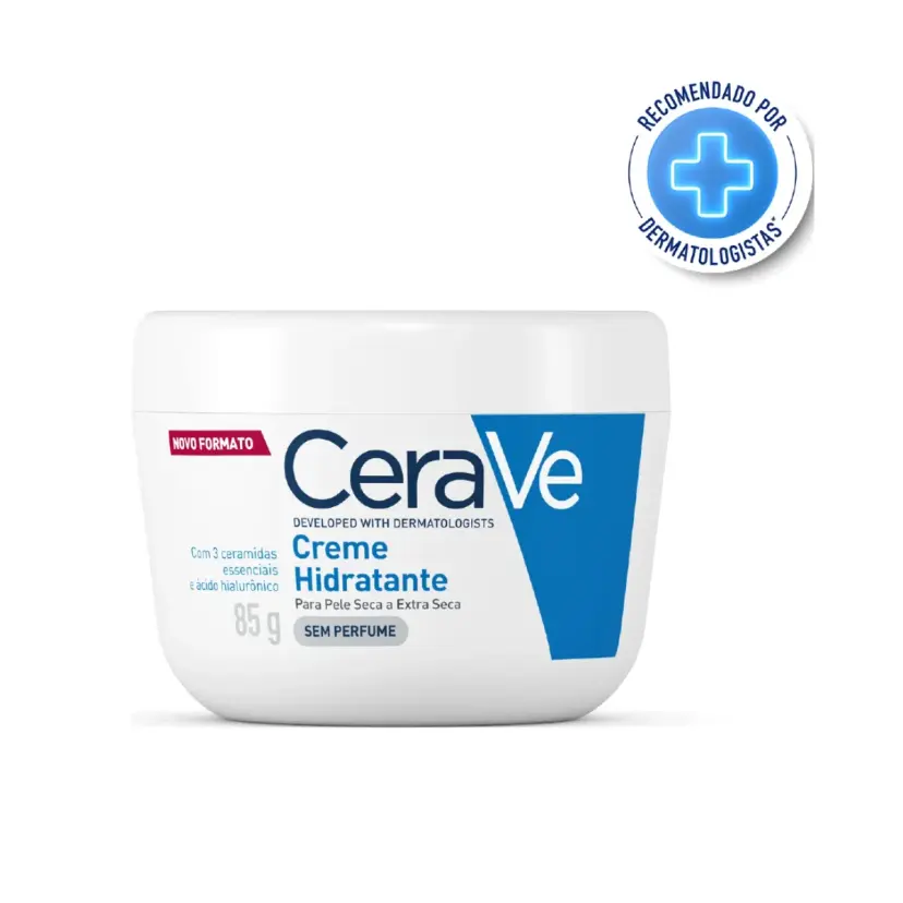 Creme Hidratante Corporal e Facial Cerave Pele Seca sem Perfume 85g