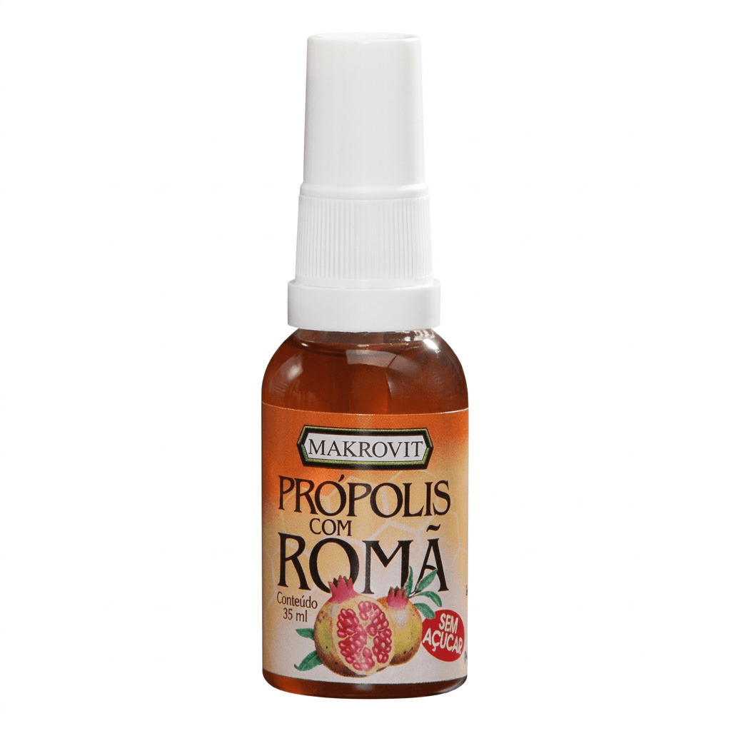 Spray Bucal Makrofarma Própolis com Romã 35ml - Makrofarma
