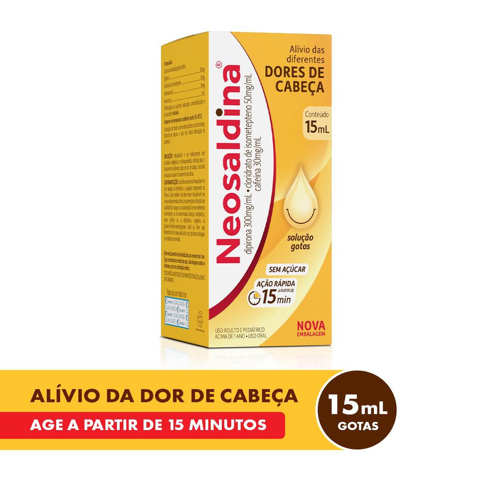 Neosaldina Analgésico Gotas - 15Ml