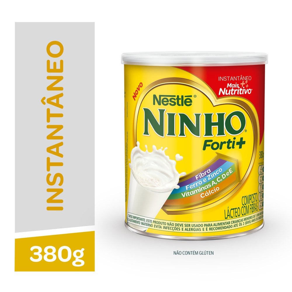 Leite em Pó Ninho Forti+ 380g - Ninho