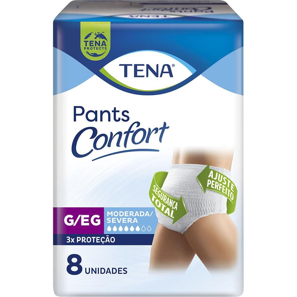 Fralda Tena Pants Confort 8 Unidades - Tena