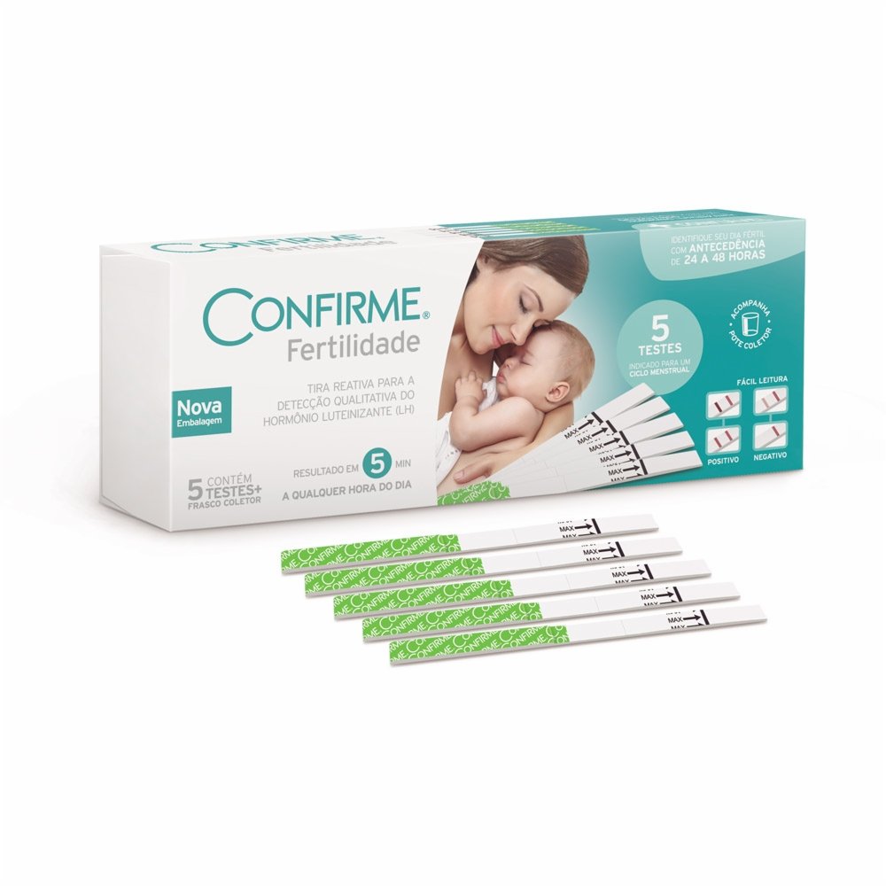 Teste de Fertilidade Confirme 5 Unidades - Confirme