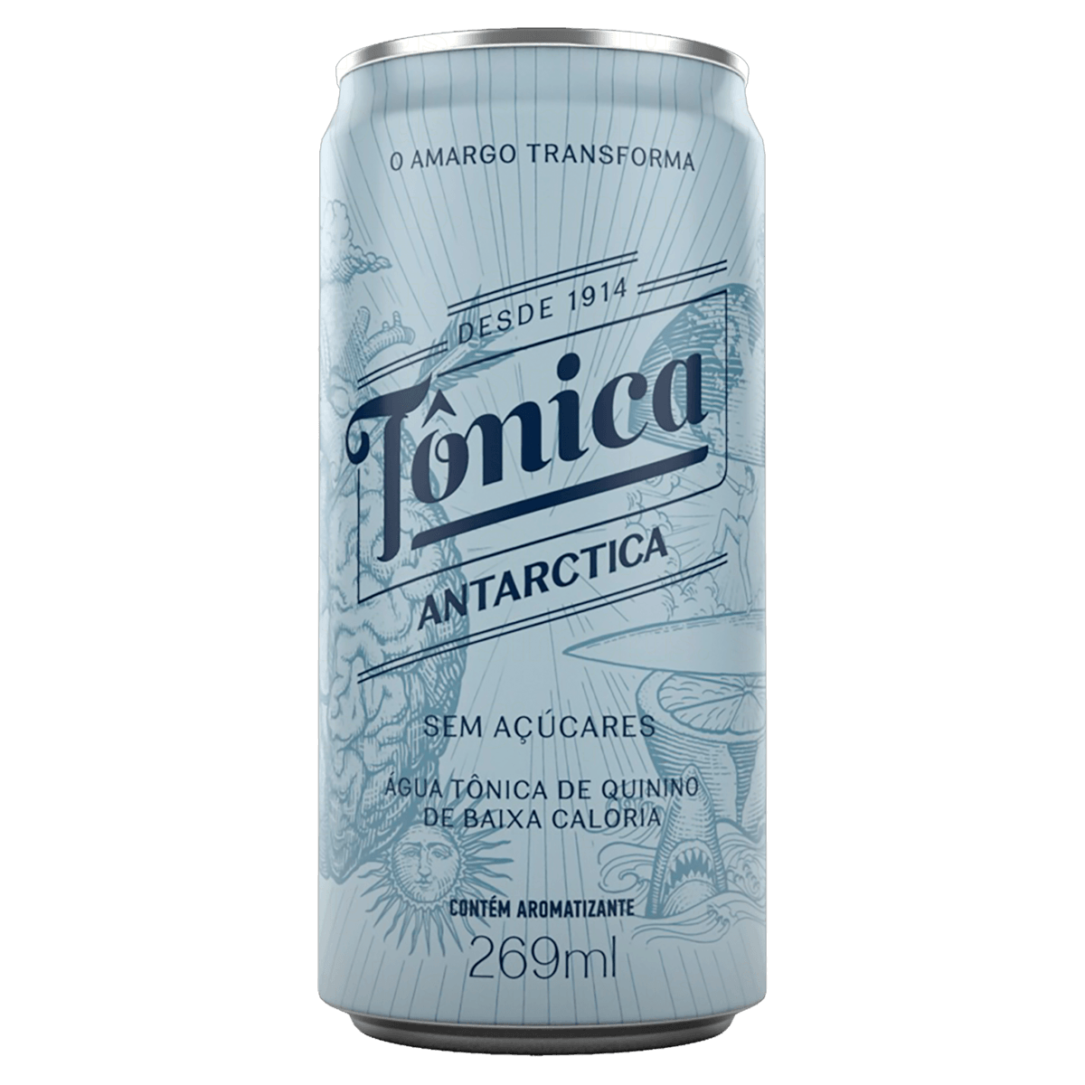 Bebida Refrescante Tonica Antarctica Zero 269ml - Antarctica
