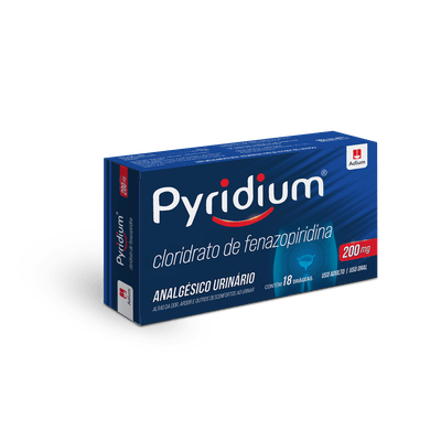Pyridium 200mg Adium 18 Drágeas