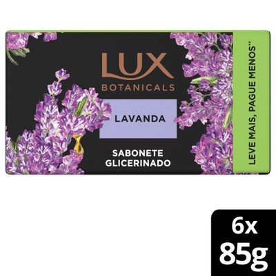 Kit Sabonete em Barra Lux Botanicals Lavanda 6 Unidades 85g Cada