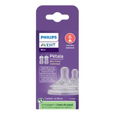 Bico de Mamadeira Avent Pétala 3.0 T6 - Philips Avent