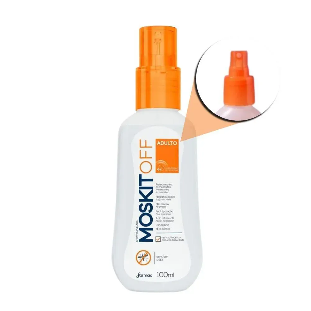 Repelente Moskitoff DEET 100ml - Farmax