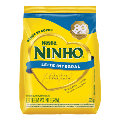 Leite em Pó Ninho Integral Sachê - 575g