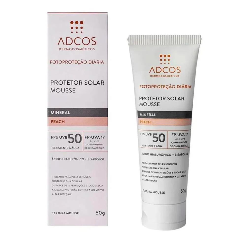 Protetor Solar Adcos Mousse Mineral 40g - Adcos