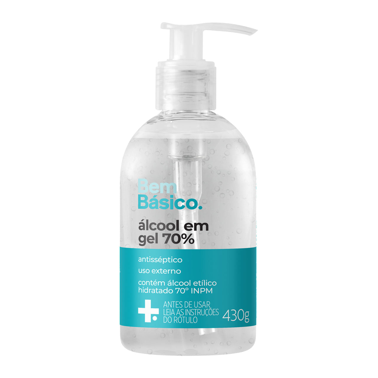 Alcool Gel Bem Básico 440g - Bem Básico