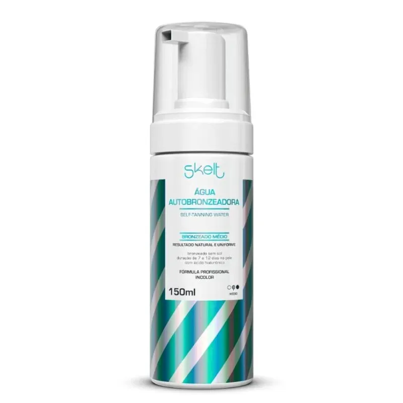 Água Autobronzeadora Skelt Red Carpet Glow Espuma 150ml