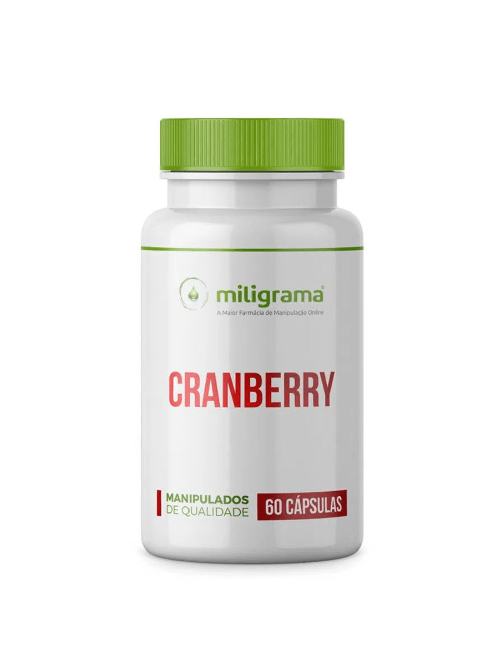 Cranberry Extrato Seco 300Mg Tratamento Infecções Urinárias 60 Cápsulas