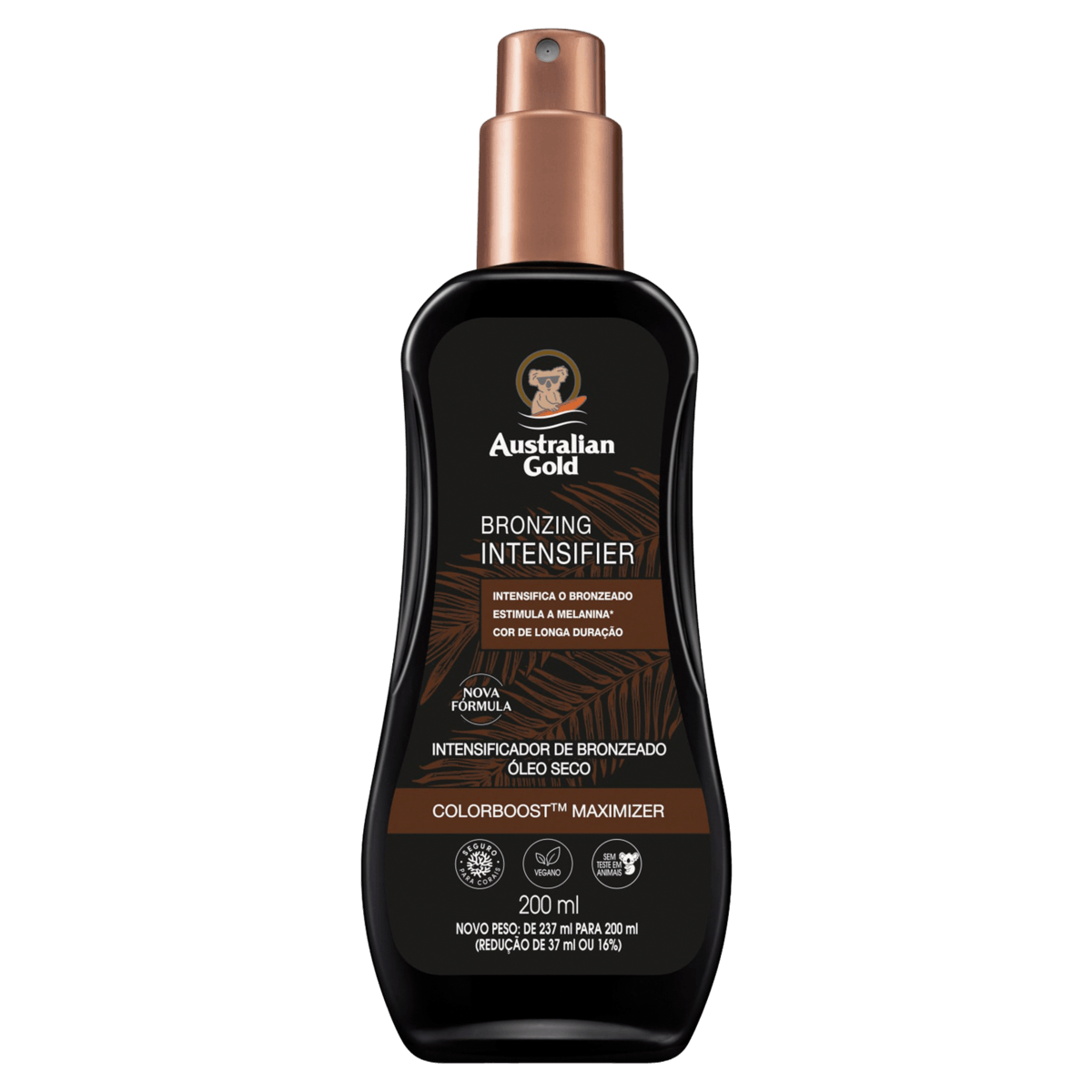 INTES BRONZ AUST/GOLD OLEO SECO 200ML
