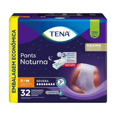 Fralda Tena Pants Noturna 32 Unidades - Tena
